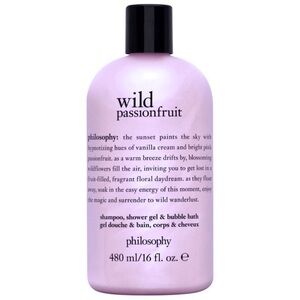 Philosophy Wild Passionfruit Scented Shampoo, Shower Gel, & Bubble Bath